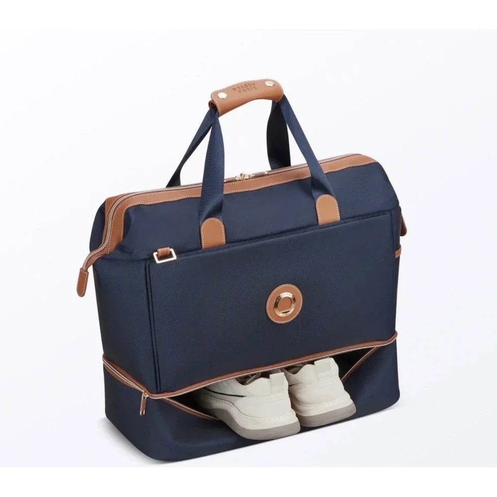 Delsey Paris 1946 Weekend Bag Carry-On Size Limited Edition Navy Blue NWT